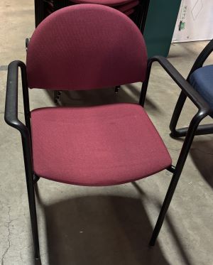 Burgundy Side Chair